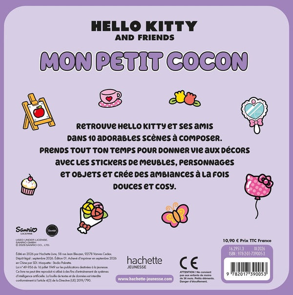 Hello Kitty : hello Kitty : Cosy stickers : Mon petit cocon