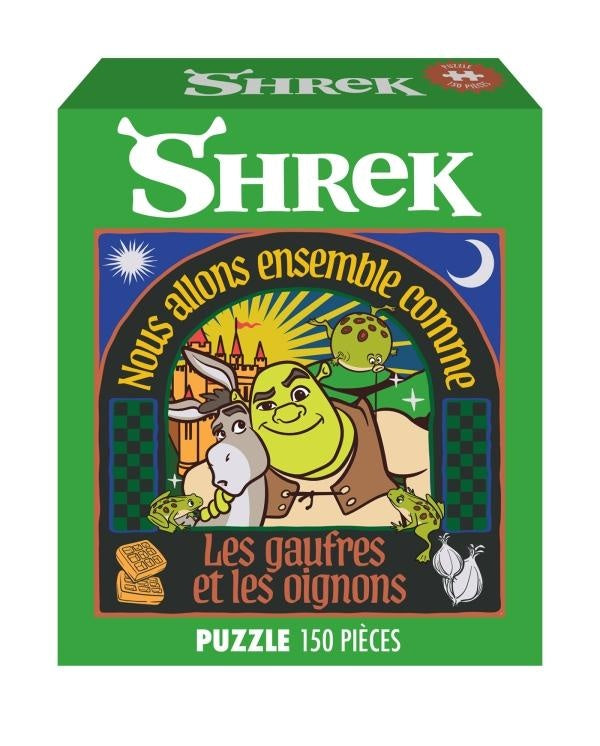 Shrek : Les gaufres et les oignons ; Puzzle 150 pièces