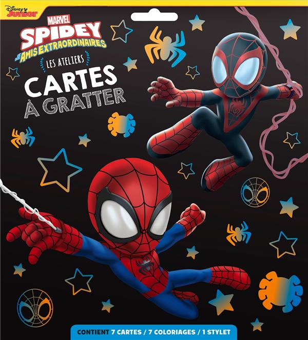 Les ateliers Disney : Marvel Spidey et ses amis extraordinaires : Cartes à gratter