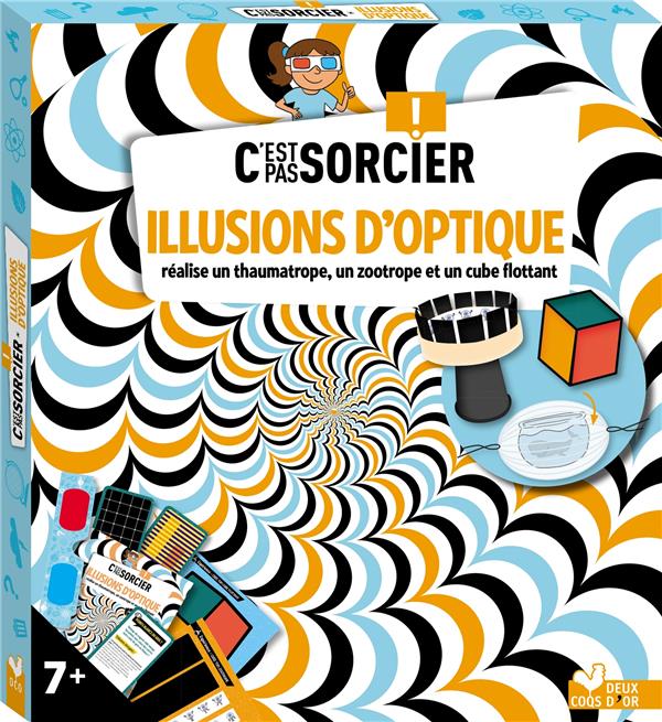 C'est pas sorcier ; illusions d'optique ; réalise un thaumatrope, un zootrope et un cube flottant