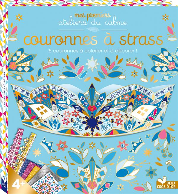 Couronnes à strass ; boîte avec acccessoires