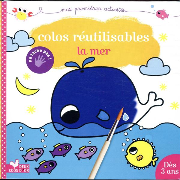 Colos magiques à la mer ; avec pinceau