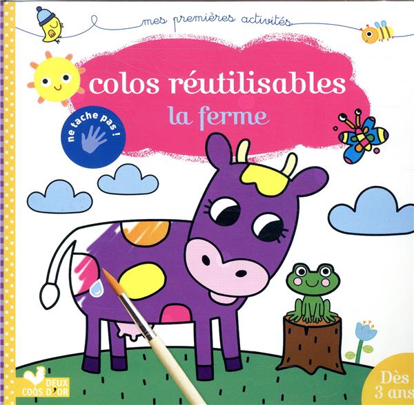 Colos magiques à la ferme ; avec pinceau