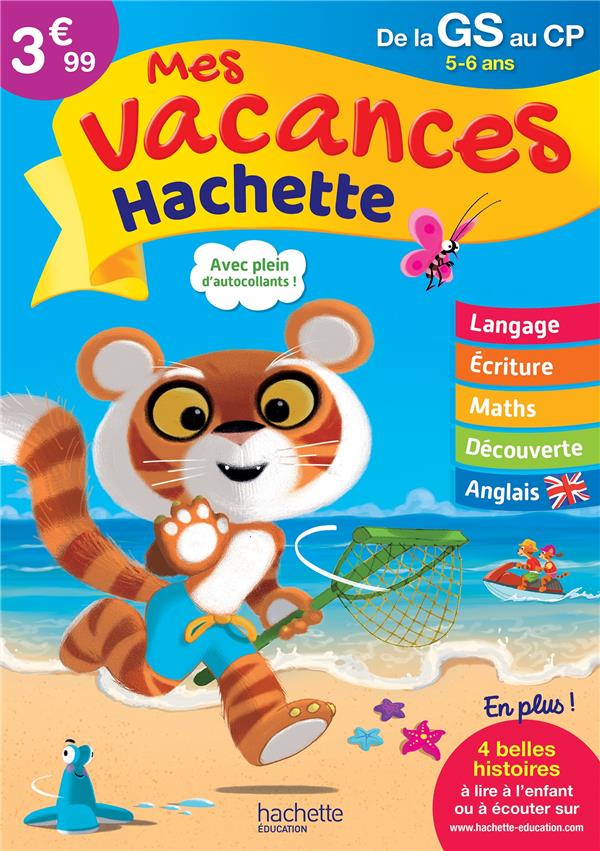Mes vacances Hachette : de la GS au CP