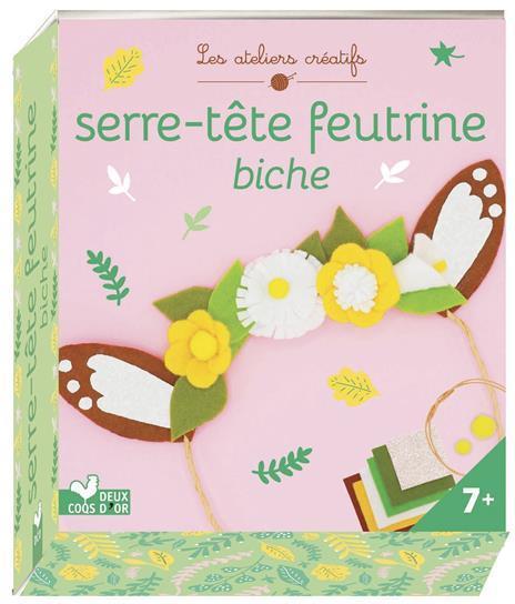 Serre-tête feutrine ; biche