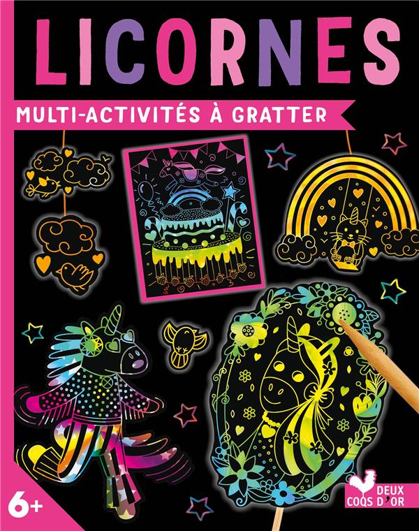Licornes : multi-activités à gratter