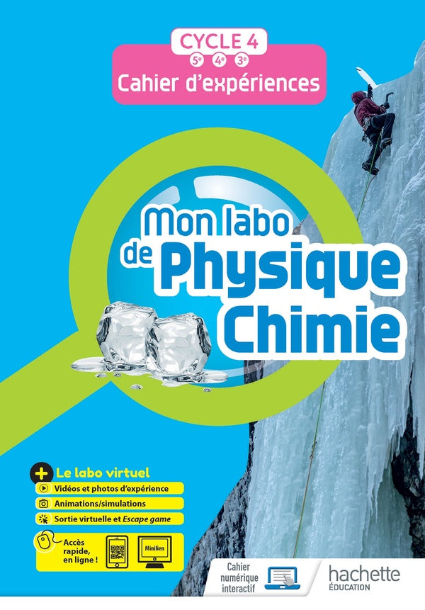 Mon labo de physique-chimie ; 5e, 4e, 3e ; cahier d'activités