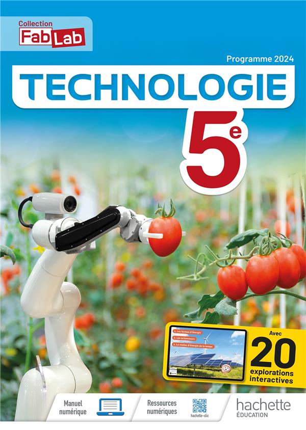 Technologie ; 5e ; Livre élève
