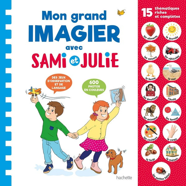 Sami et Julie : mon grand imagier avec Sami et Julie