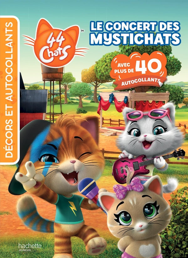 Décors et autocollants : 44 chats : le concert des mystichats