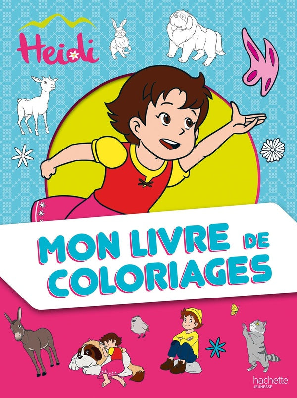Mon livre de coloriages : Heidi