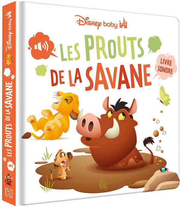 Disney Baby : Les prouts de la savane : livre sonore