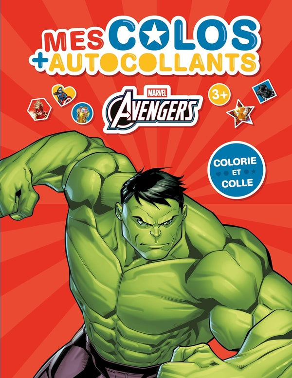 Mes colos + autocollants : Avengers