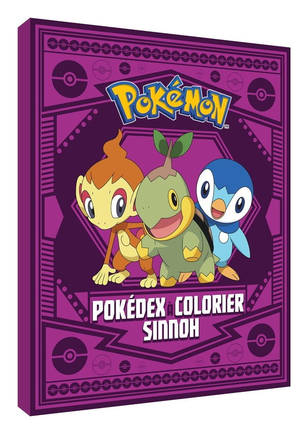 Pokémon : Pokédex à colorier Sinnoh