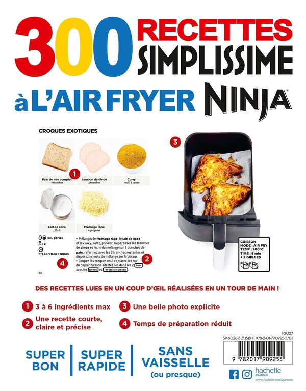Simplissime : 300 Recettes Air fryer Ninja