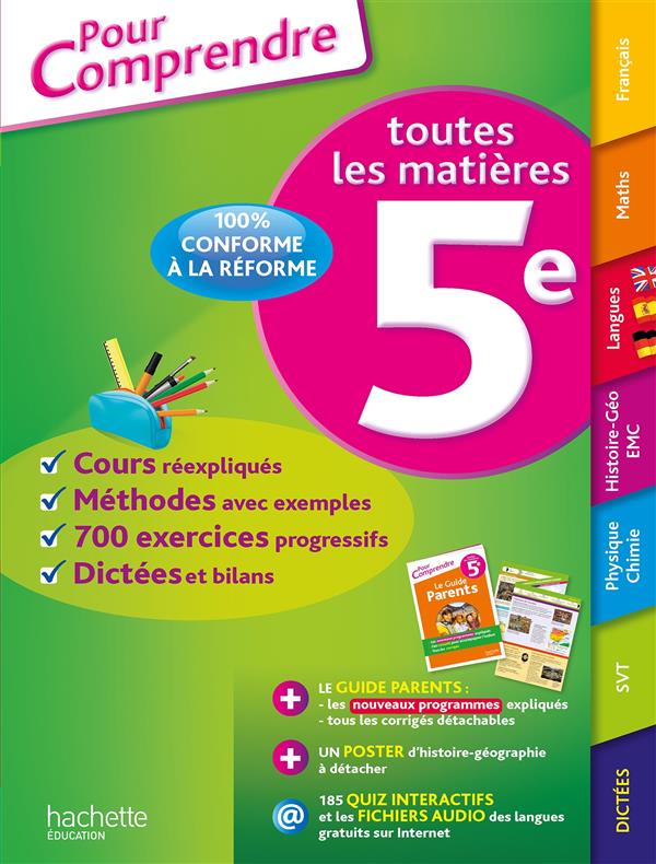 Pour comprendre toutes les matières : 5ème
