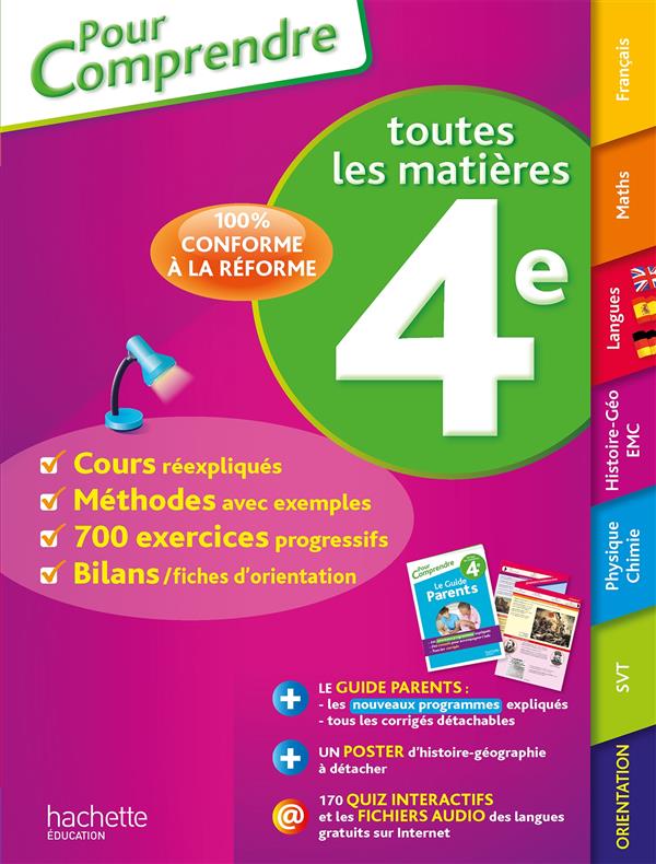 Pour comprendre toutes les matières : 4ème