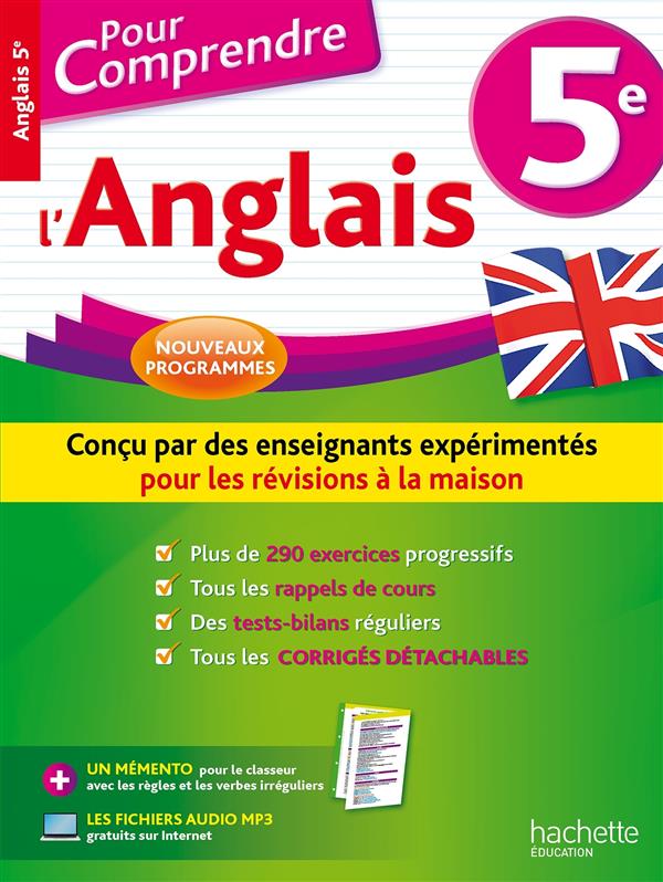 Pour comprendre l'anglais : 5e (édition 2016)