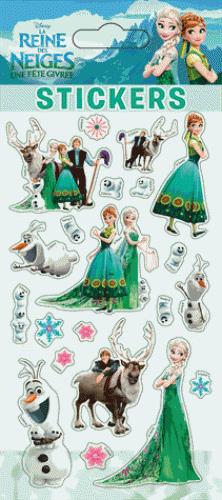La Reine des Neiges - une fête givrée : Anna ; sticker sheets glitter