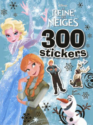 La Reine des Neiges : 300 stickers avec fer à dorer