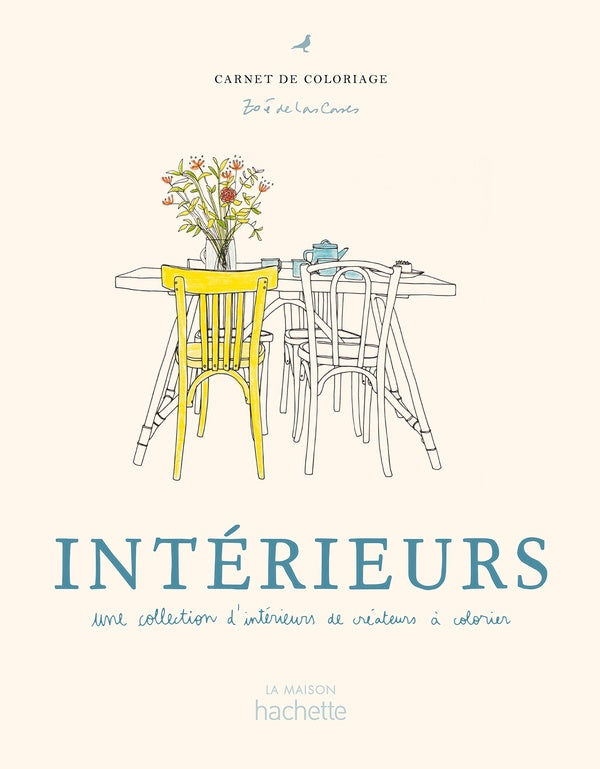 Intérieurs : une collection d'intérieurs de créateurs à colorier