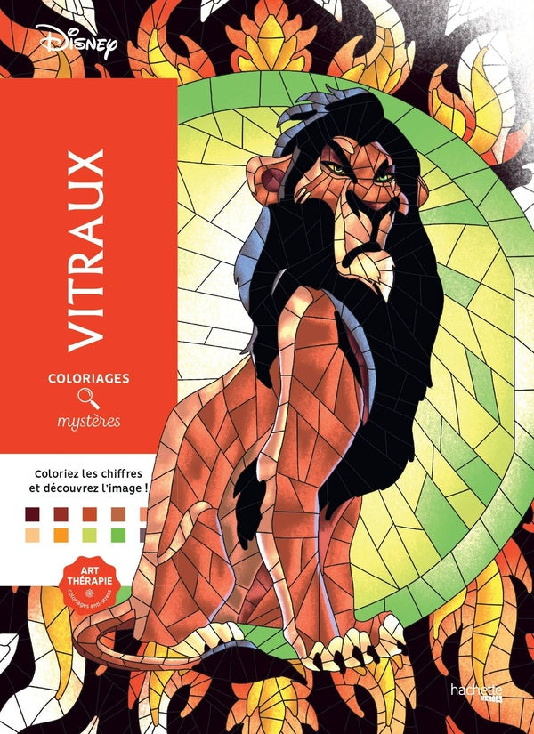 Art-thérapie ; Coloriages mystères : vitraux