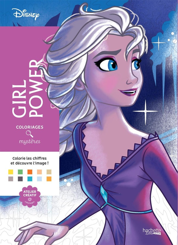 Art-thérapie ; Coloriages mystères : girl power