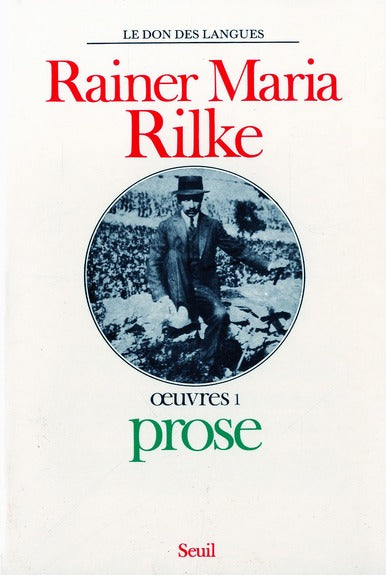 Oeuvres Tome 1 ; prose