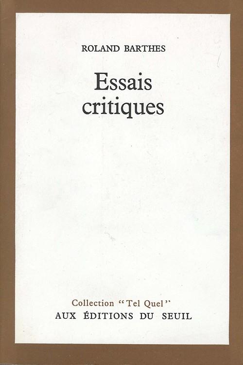 Essais critiques