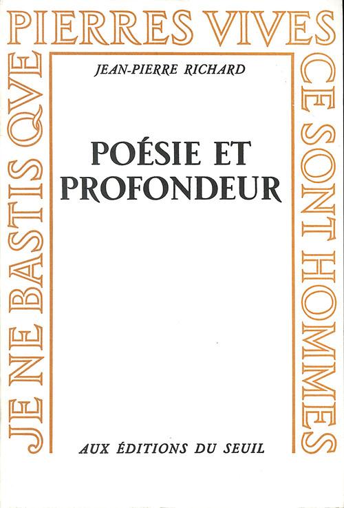 Poesie et profondeur