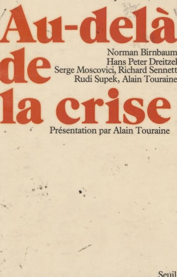 Au-dela de la crise
