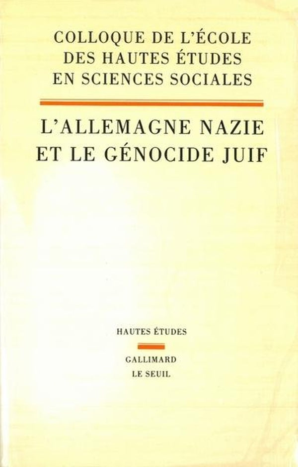 L'allemagne nazie et le genocide juif