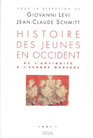Histoire des jeunes en occident Tome 1 ; de l'antiquité à l'époque moderne