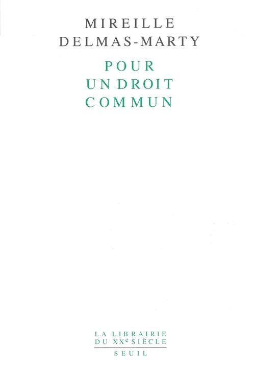 Pour un droit commun