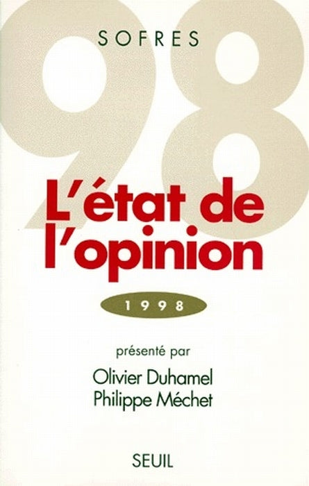 L'état de l'opinion ; 1998