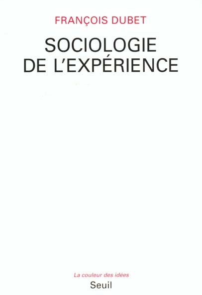 Sociologie de l'expérience