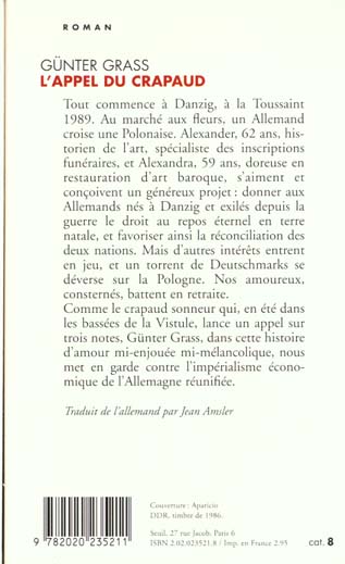 L'appel du crapaud