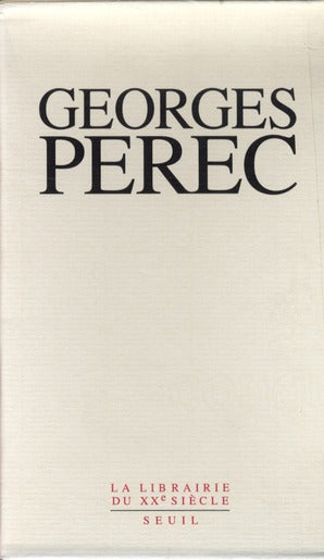 Coffret Georges Perec