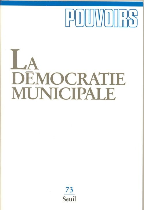Pouvoirs Tome 73 : la démocratie municipale - flash vidéo