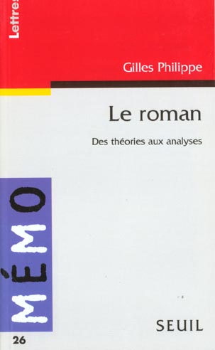 Le roman. des theories aux analyses - flash vidéo