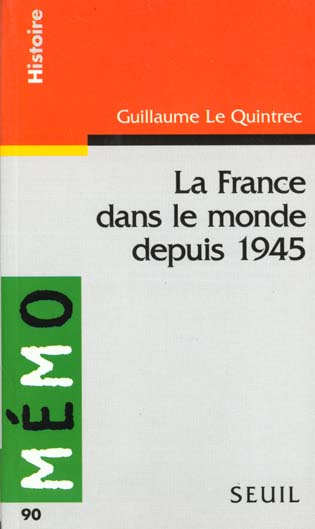 La France dans le monde depuis 1945 - flash vidéo