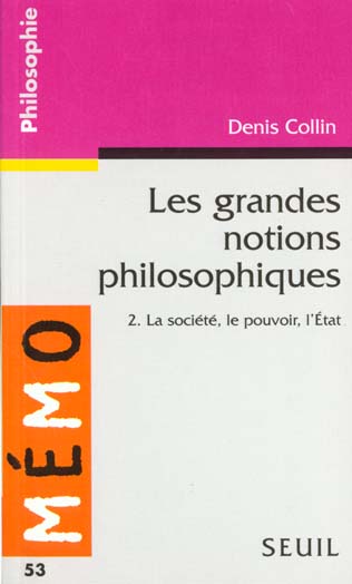 Les grandes notions philosophiques 2. la societe, le pouvoir, l'etat - flash vidéo