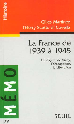 France de 1939 a 1945. le regime de vichy, l'occupation, la liberation (la) - flash vidéo
