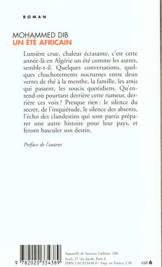 Un été africain