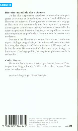 Histoire mondiale des sciences