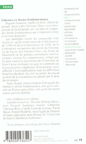 Libertés et droits fondamentaux