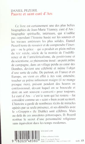 Pauvre et saint curé d'Ars