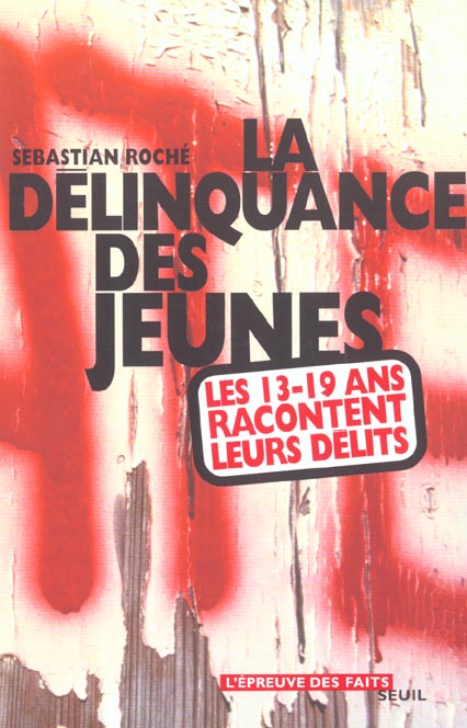 La délinquance des jeunes ; les 13-19 ans racontent leurs délits