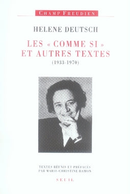 Les comme si et autres textes (1933-1970)
