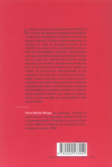Portrait de l'artiste en travailleur : Métamorphoses du capitalisme